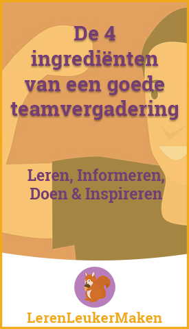 De vier ingrediënten van een goede teamvergadering op school