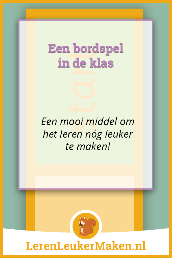 Bordspel in de klas